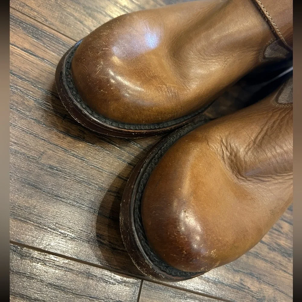 STETSON WOMENS MIA Western Boots - size 6.5 - ankle boots leather brown tan - Picture 11 of 16